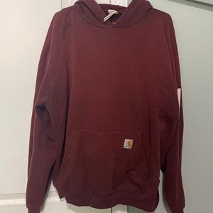 Mens Carhartt hoodie with left arm logo. Used